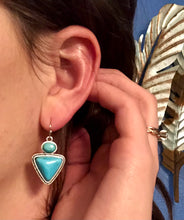 Load image into Gallery viewer, Cowgirl Jo Triangle Earrings