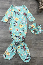 Load image into Gallery viewer, Ava Floral Horse Baby Gown
