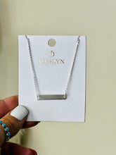 Load image into Gallery viewer, Silver Solid Bar Necklace