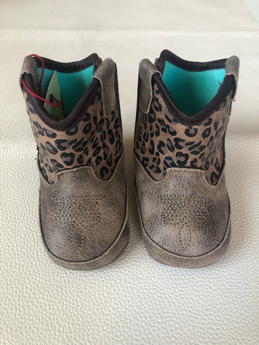 Della Cheetah Baby Boots