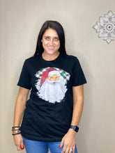 Load image into Gallery viewer, Brittany Black Santa Tee - Rusty Soul