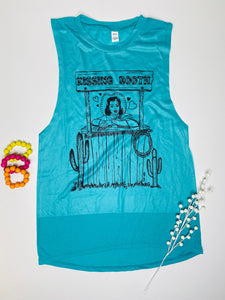 Jenny Turquoise Kissing Booth Tank Top - Rusty Soul