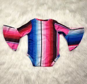 Stella Serape Bell Sleeve Onesie