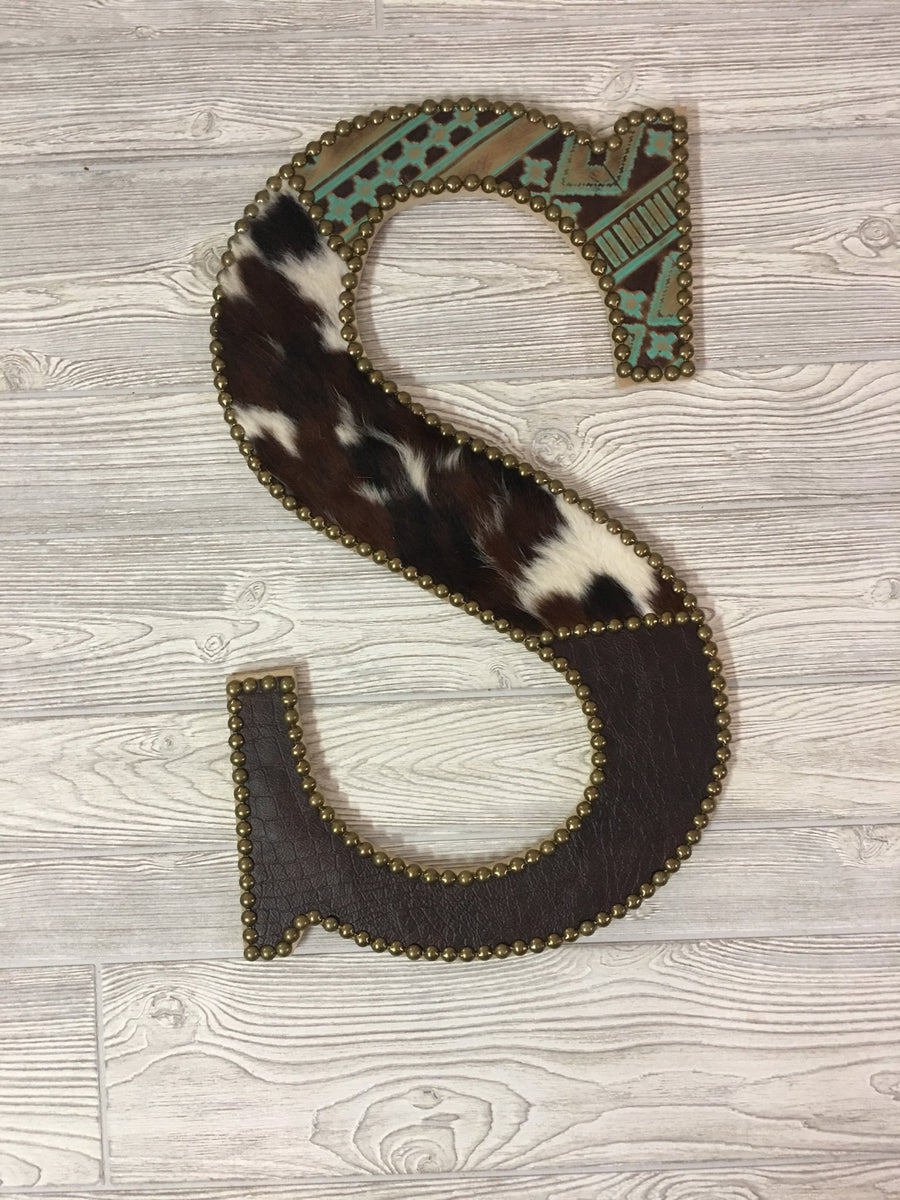 Handmade Cowhide and Leather Letters – Rusty Soul