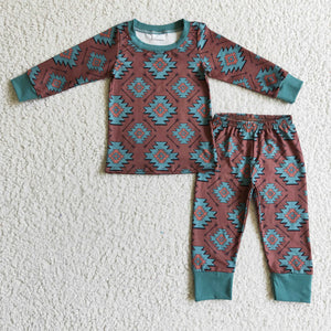 Arrows and Aztec Brown PJ's