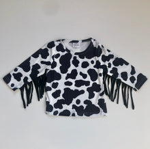 Load image into Gallery viewer, Moody Macey Fringe Long Sleeve Girl Top